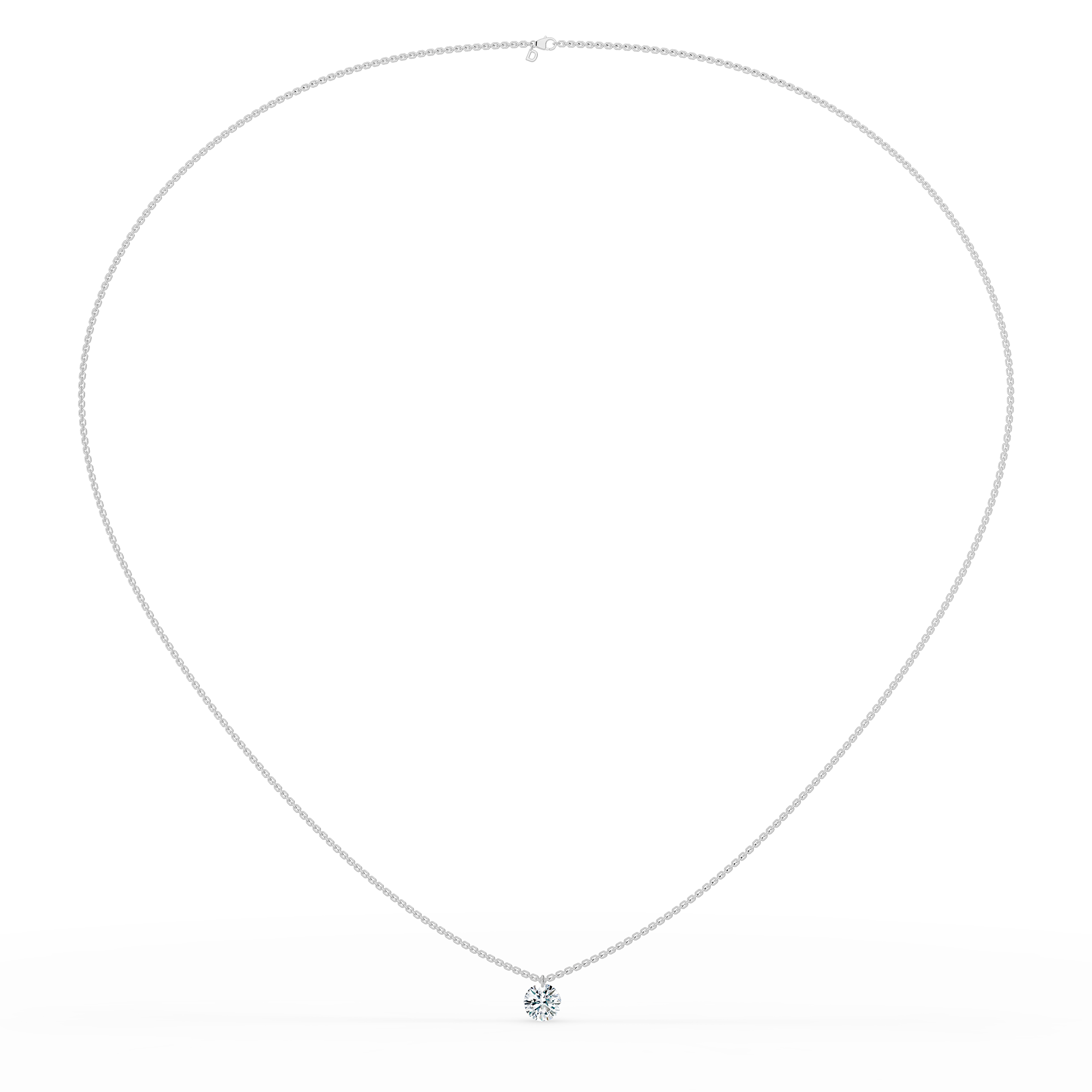 Floating Stones Necklace | Round