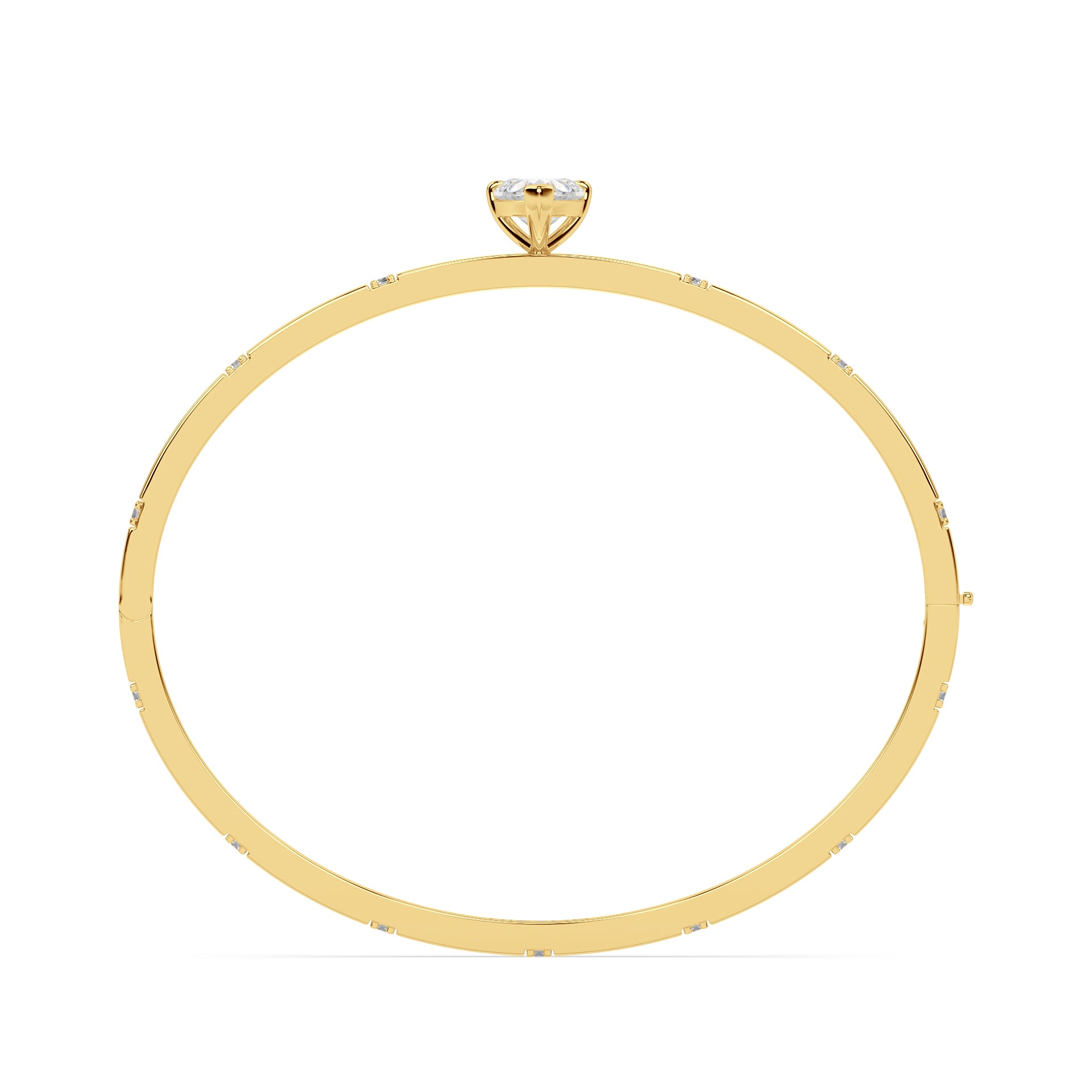 SIGNATURE SOLITAIRE BANGLE I ESSENTIAL