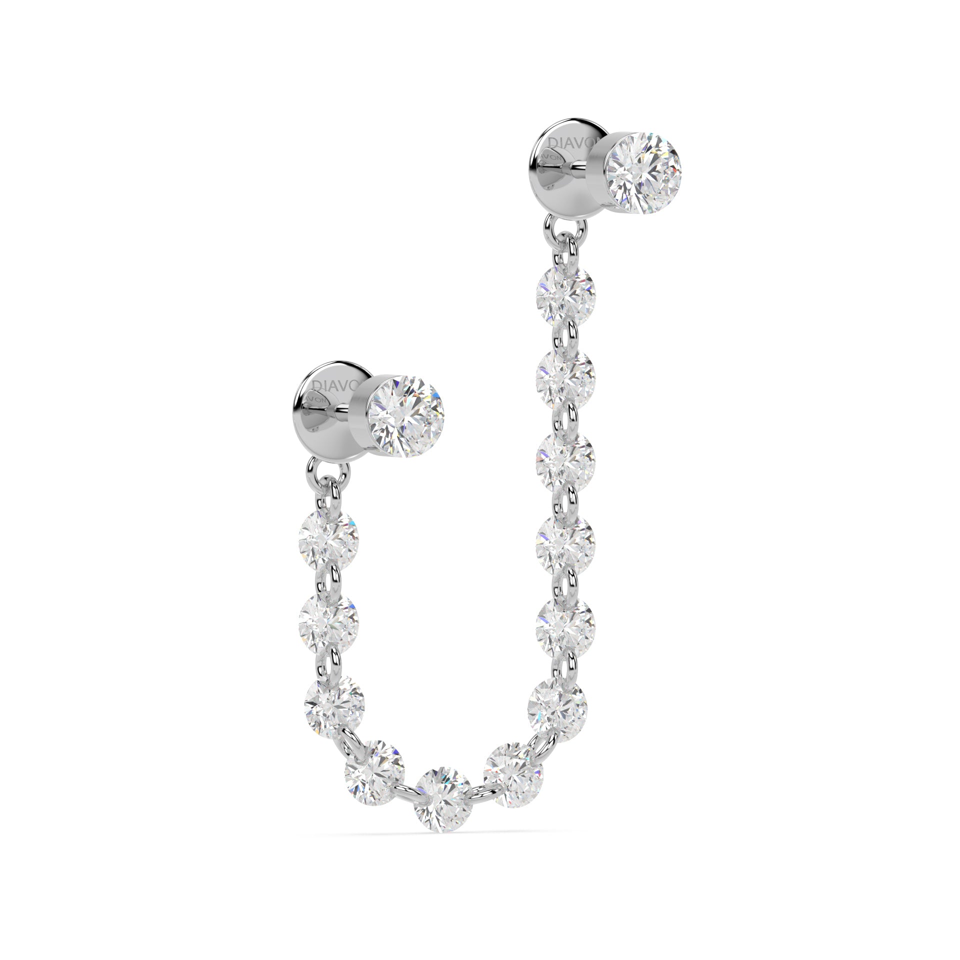 FLOATING STONES SINGLE EARHANGER