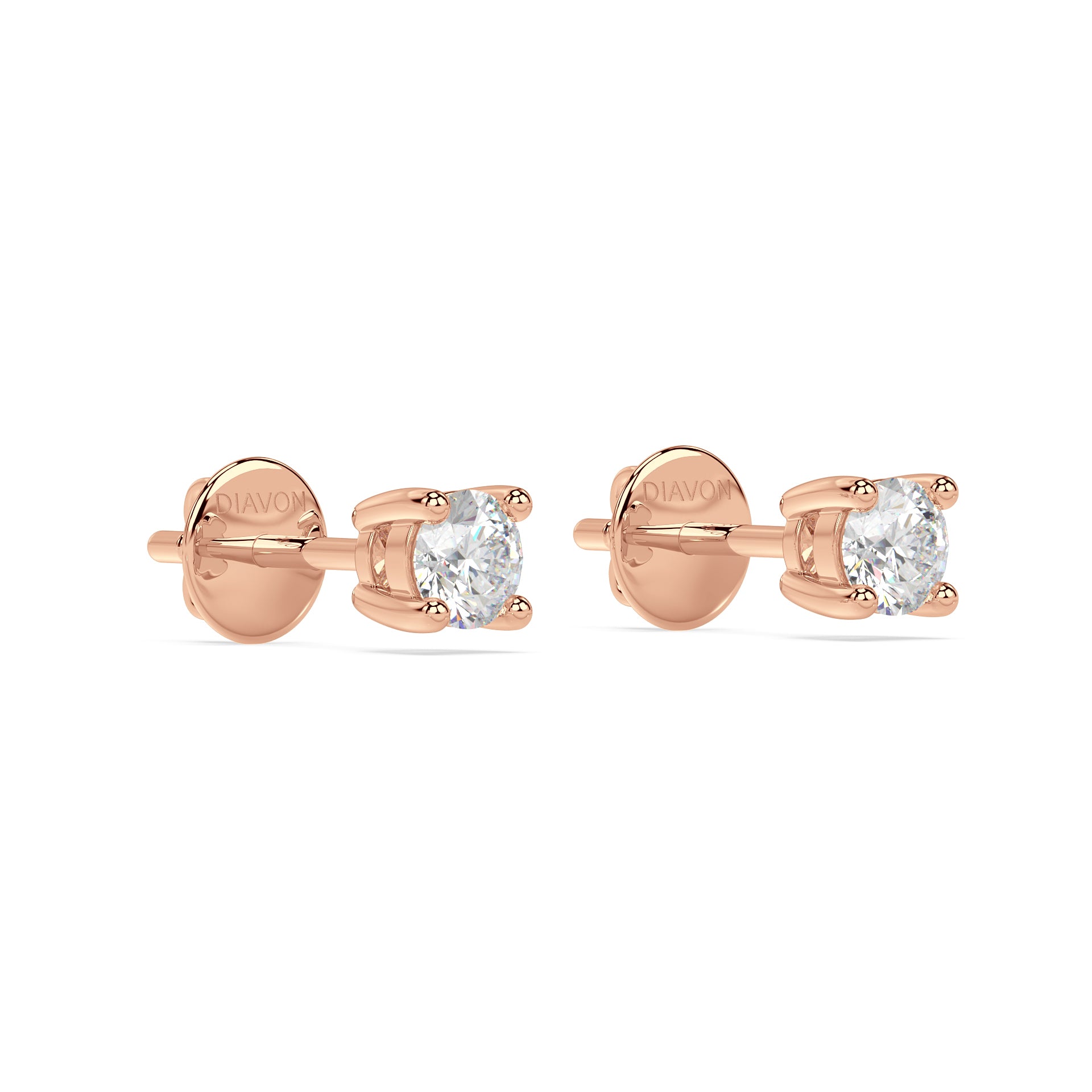 ESSENTIAL SOLITAIRE STUDS I ROUND