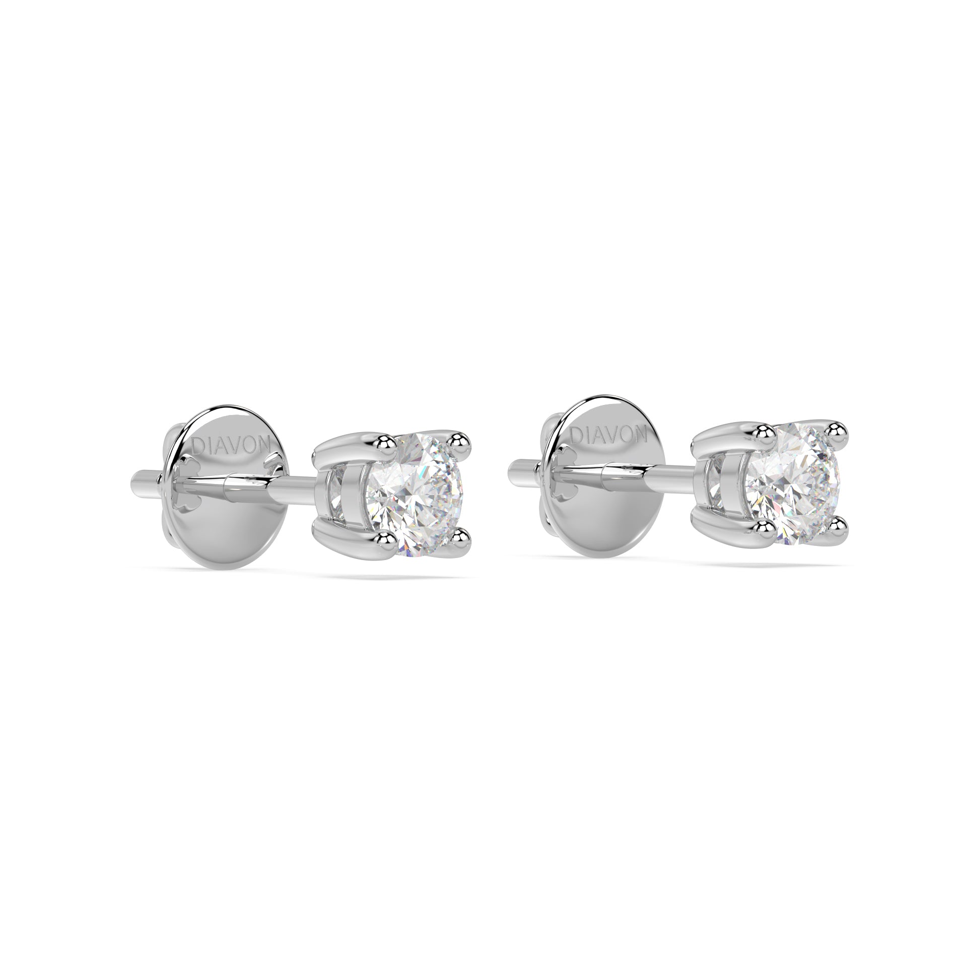 ESSENTIAL SOLITAIRE STUDS I ROUND