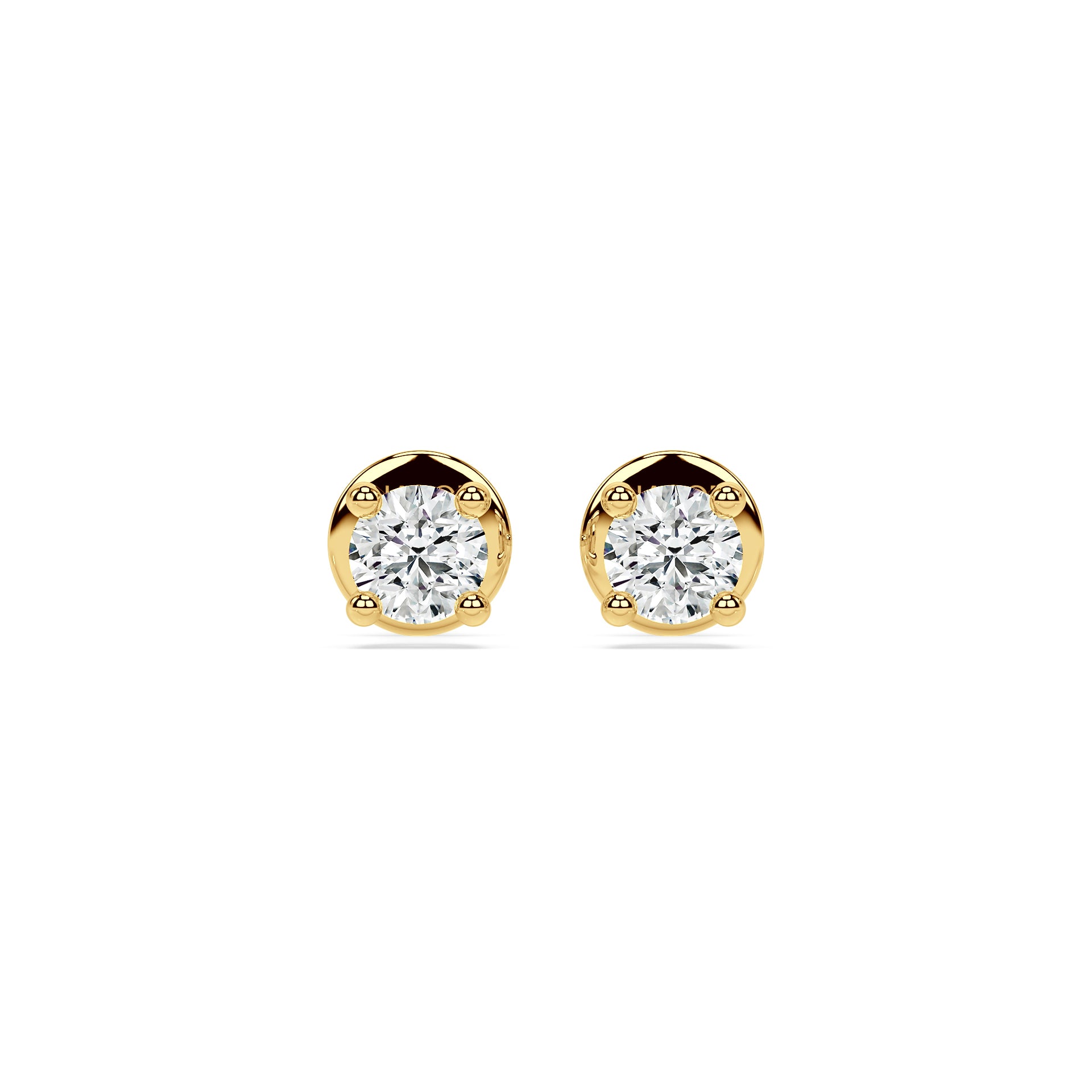 ESSENTIAL SOLITAIRE STUDS I ROUND