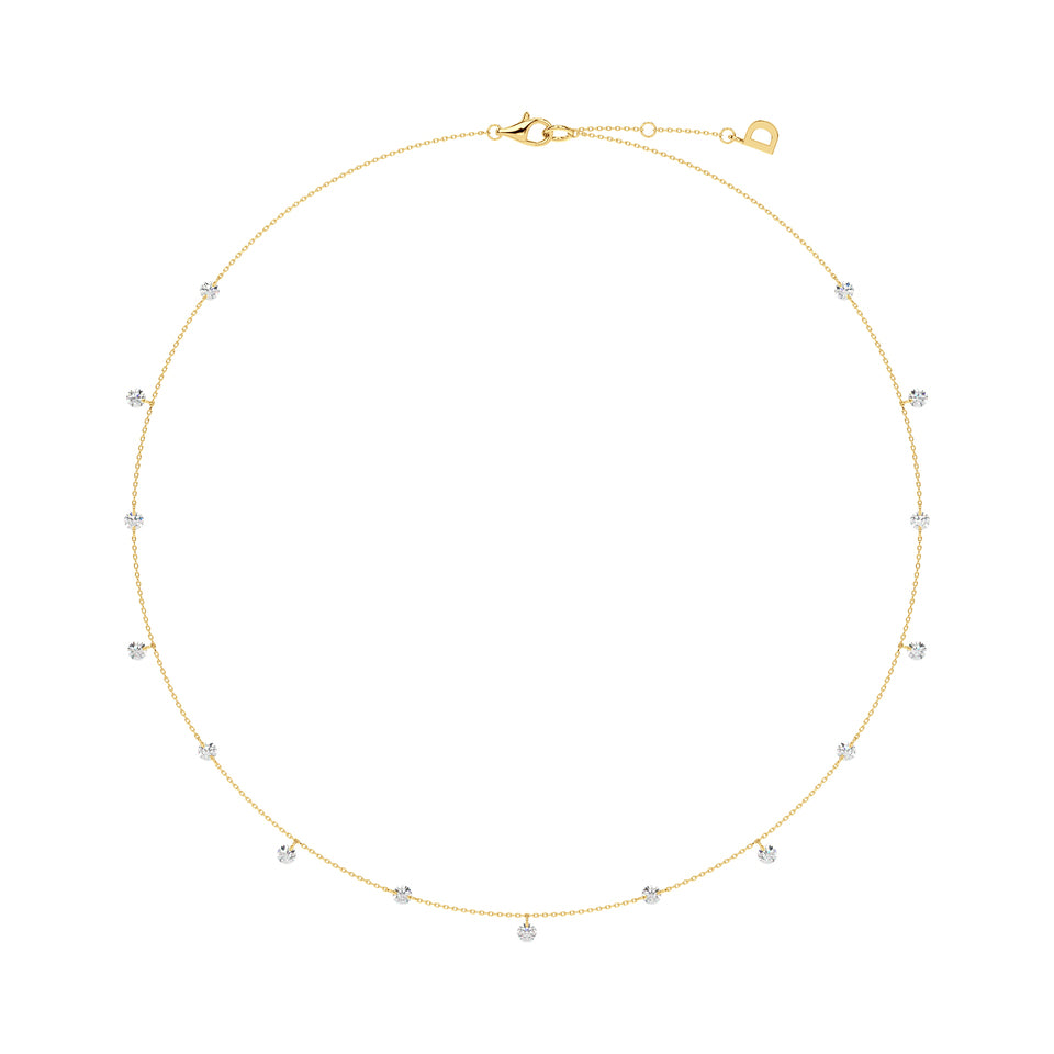 FLOATING STONES NECKLACE