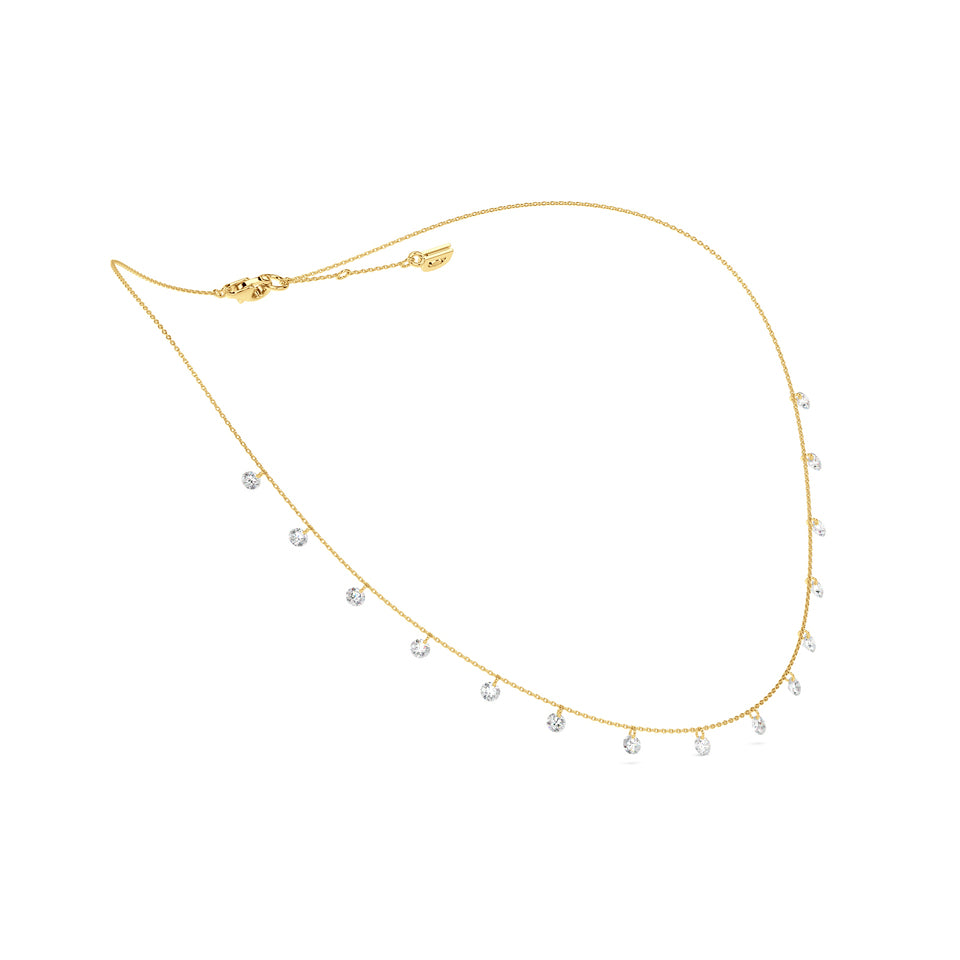 FLOATING STONES LINE NECKLACE