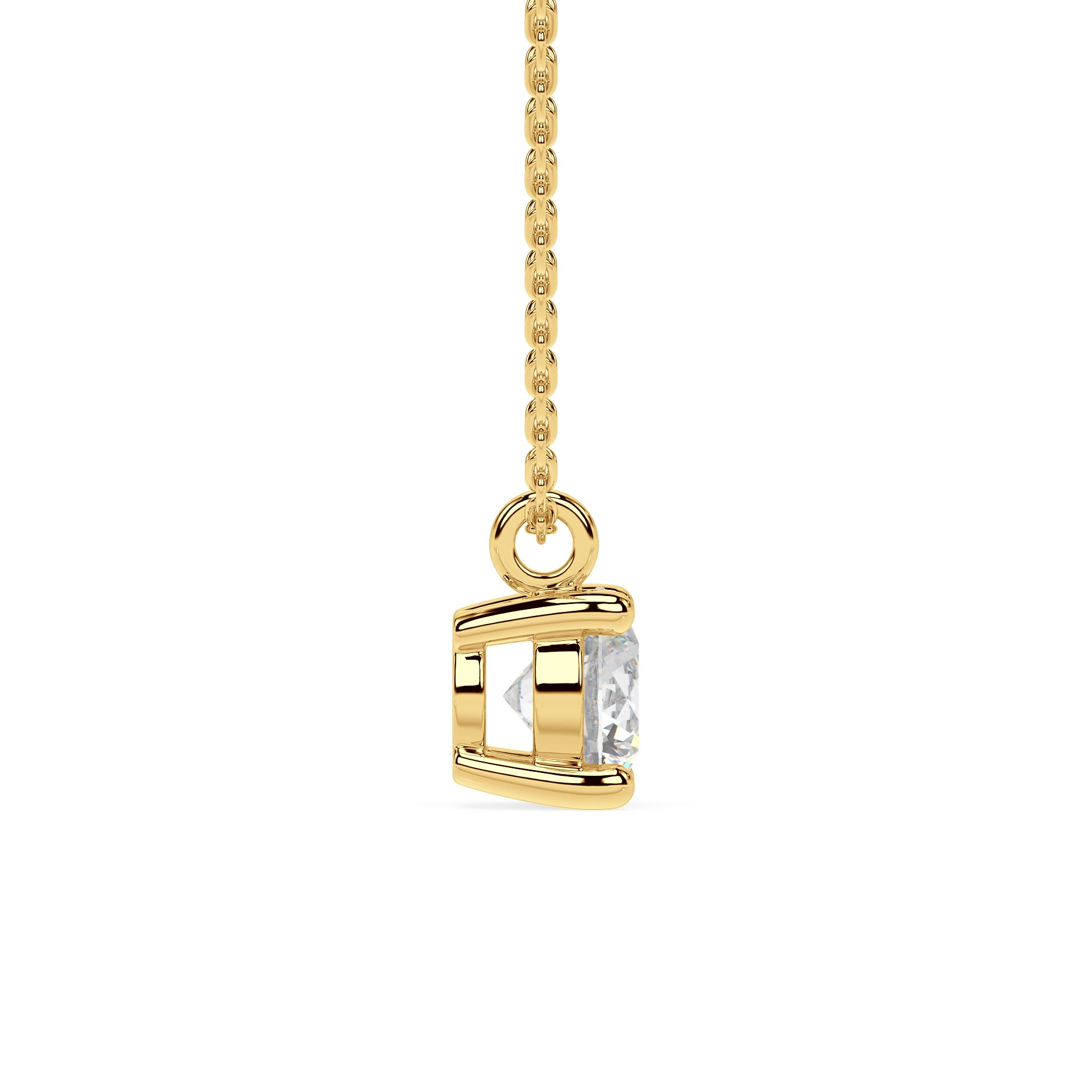 ESSENTIAL SOLITAIRE NECKLACE I ROUND