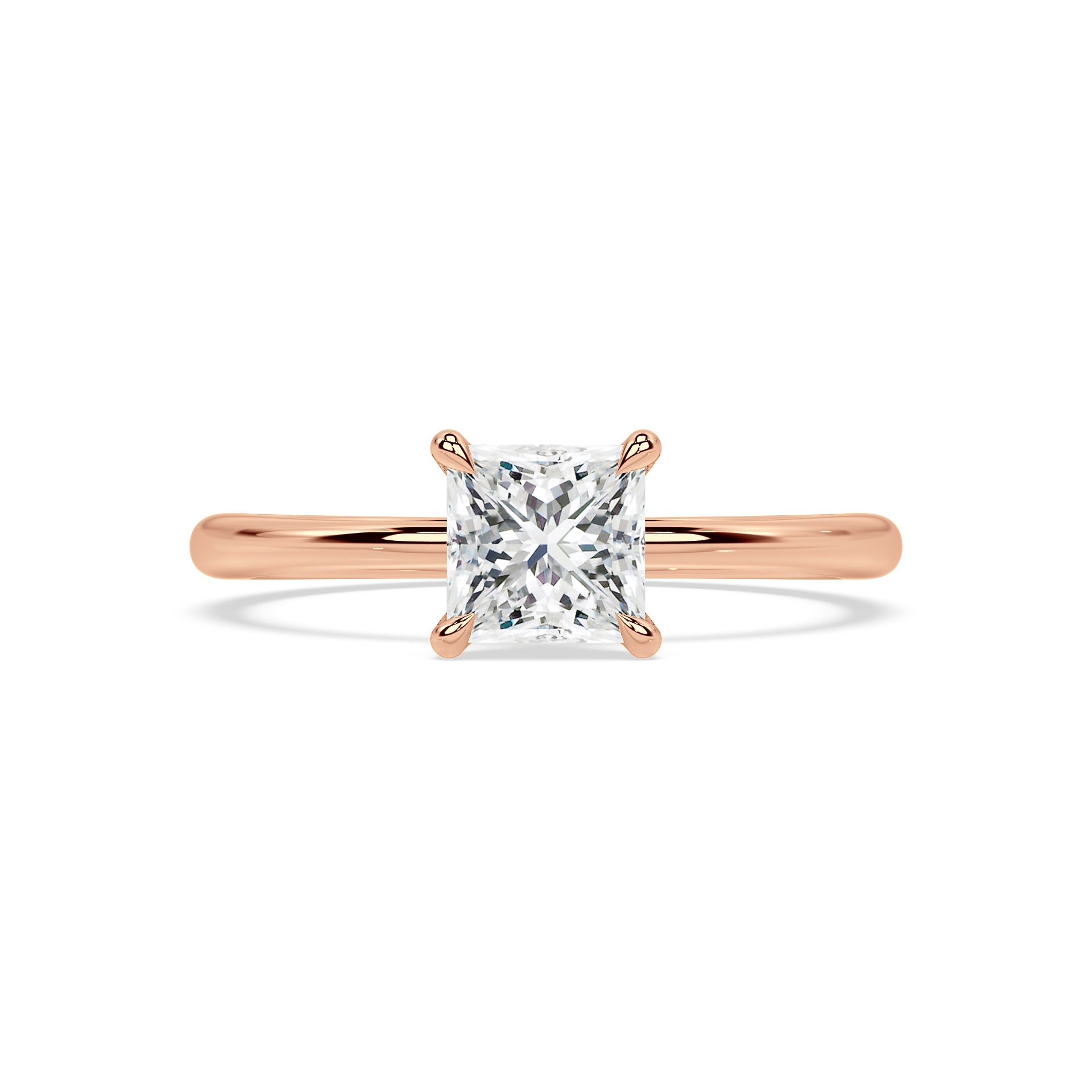 TAPERED SOLITAIRE RING I PRINCESS