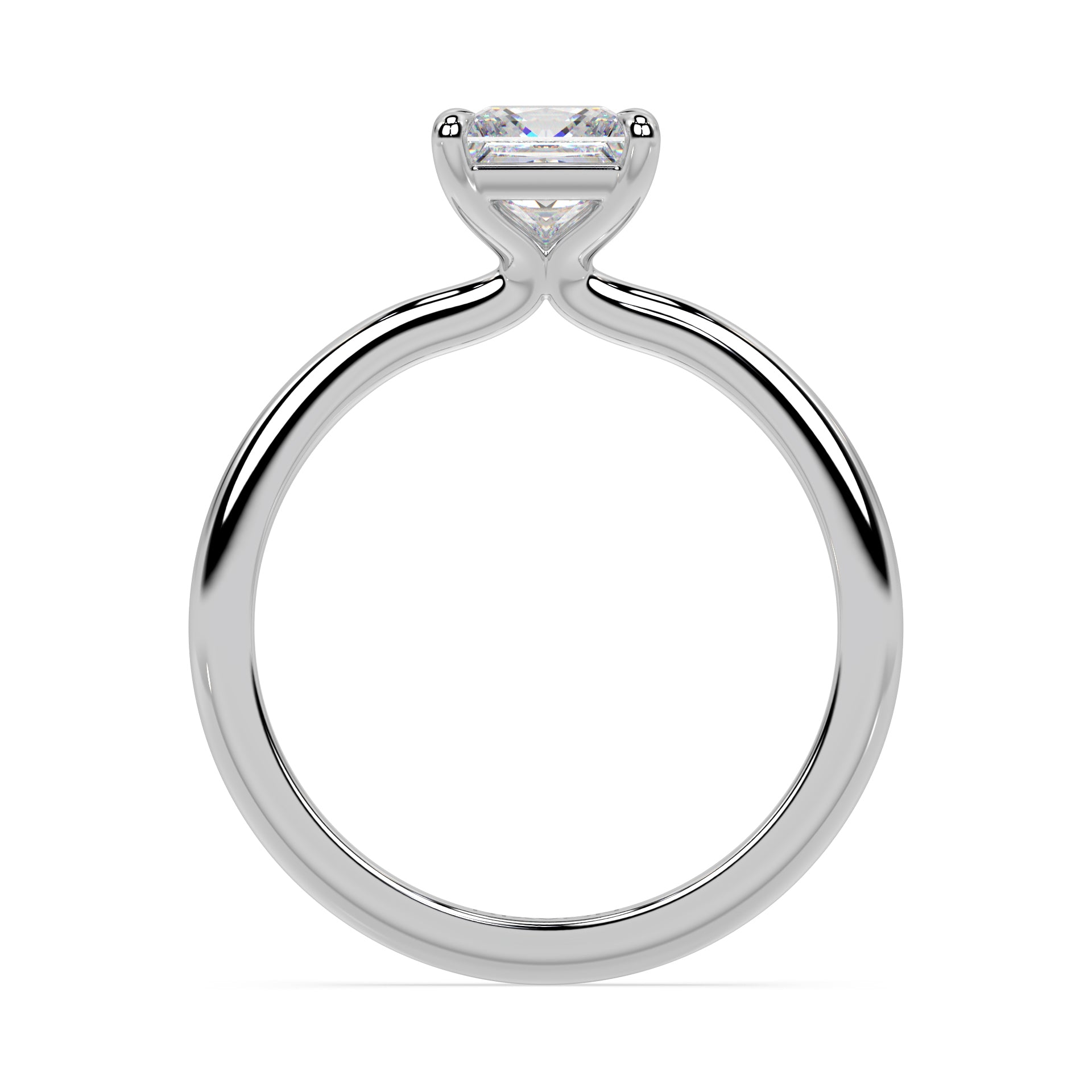 TAPERED SOLITAIRE RING I PRINCESS