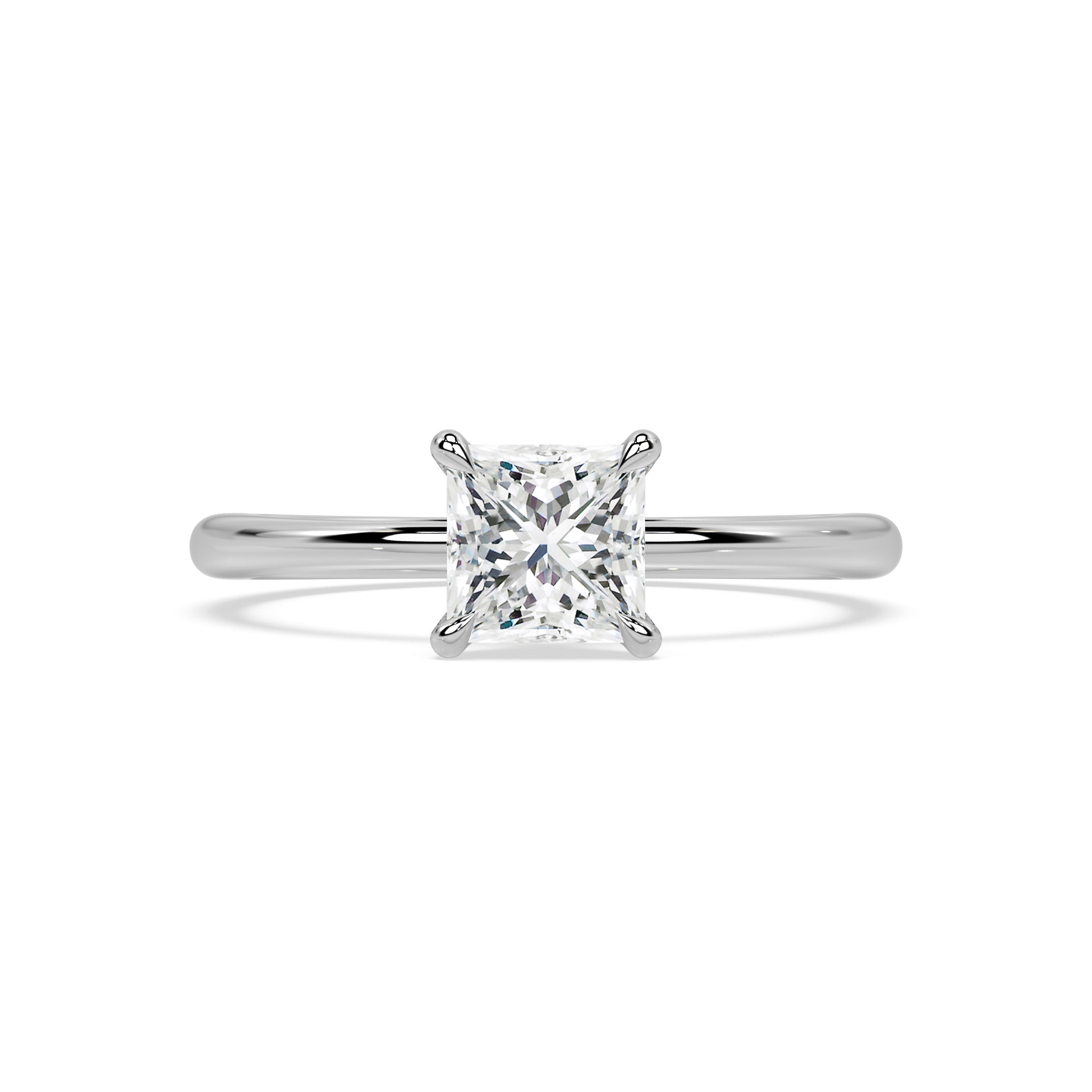 TAPERED SOLITAIRE RING I PRINCESS
