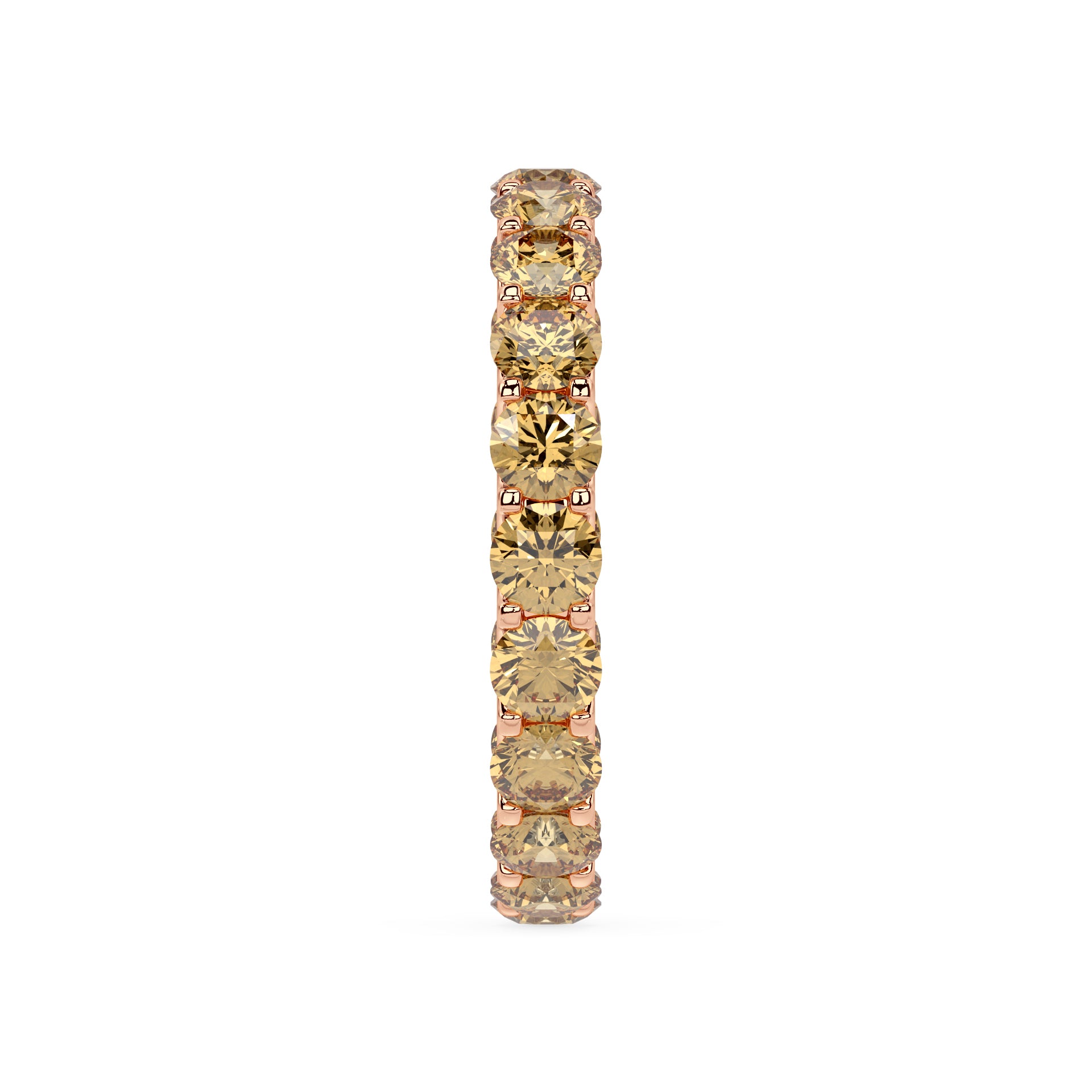 CHAMPAGNE MODERN MEMORY RING I ROUND