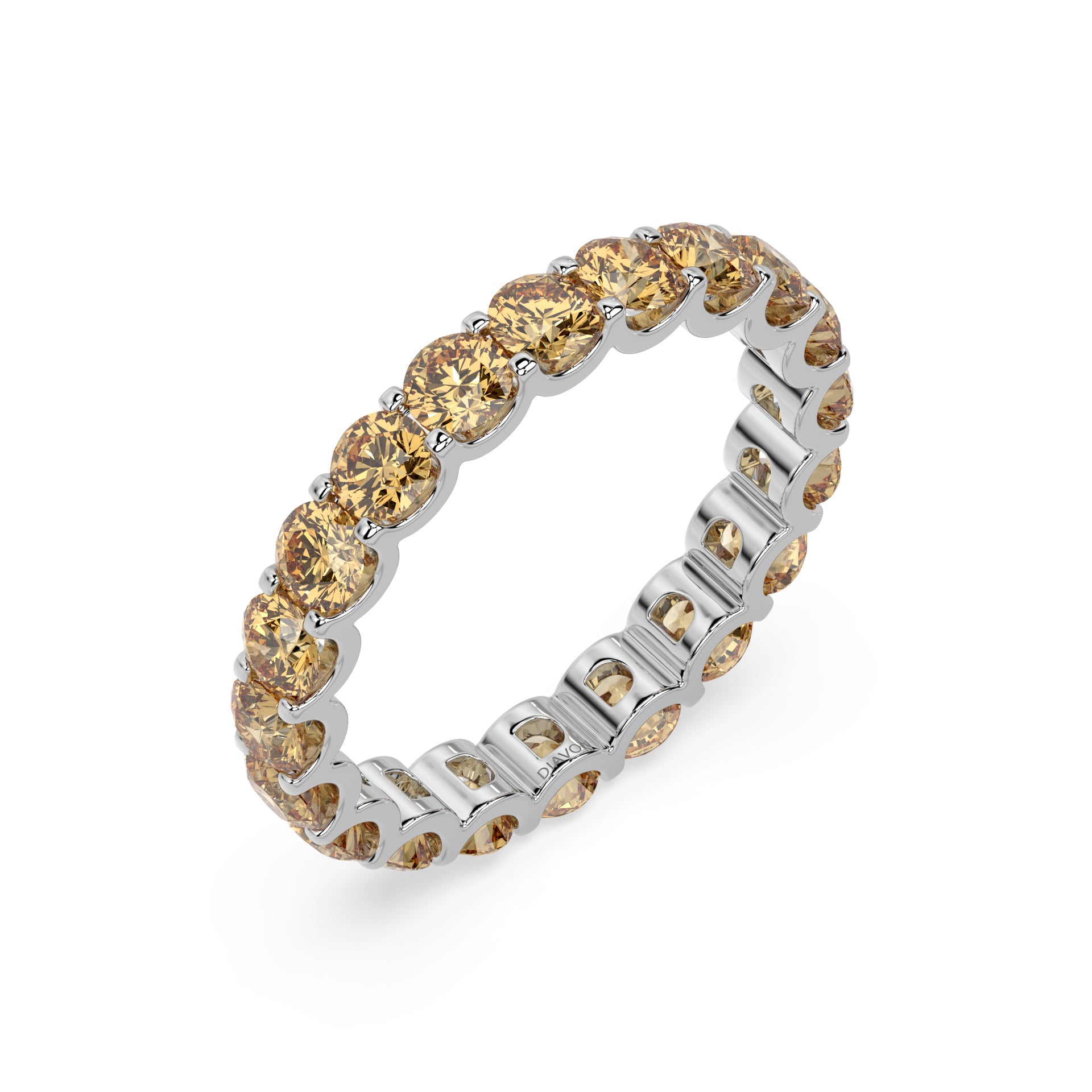 CHAMPAGNE MODERN MEMORY RING I ROUND