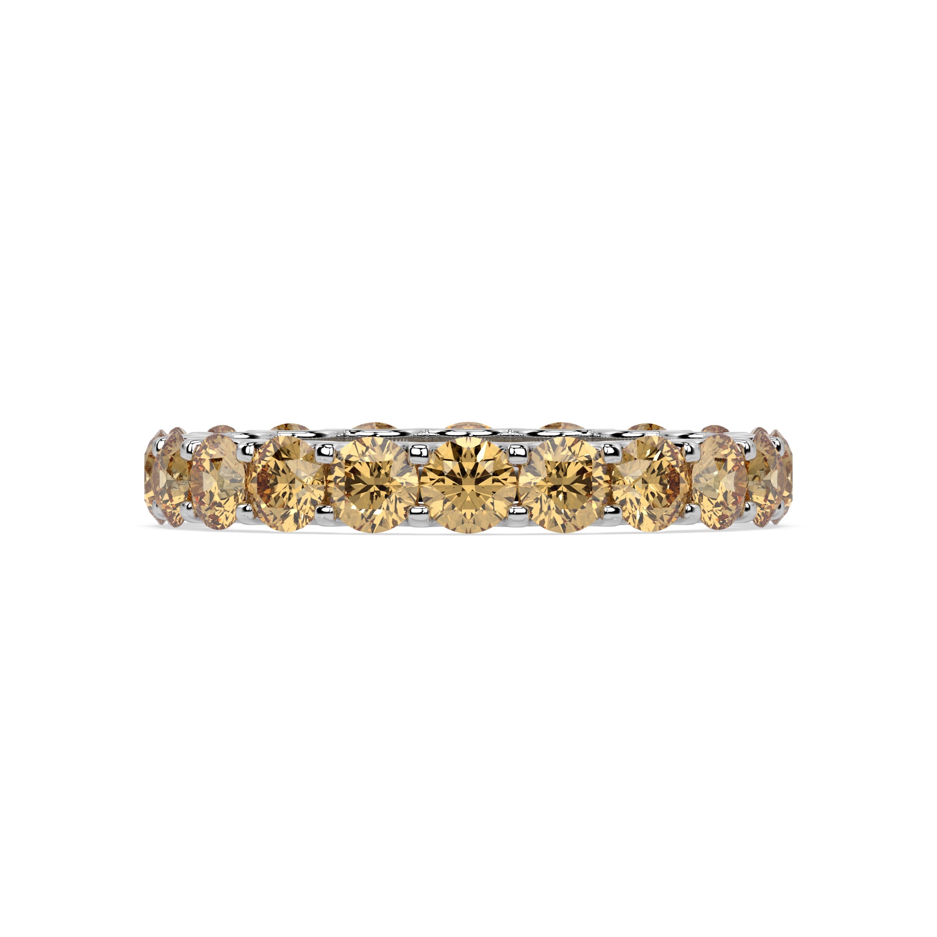 CHAMPAGNE MODERN MEMORY RING I ROUND