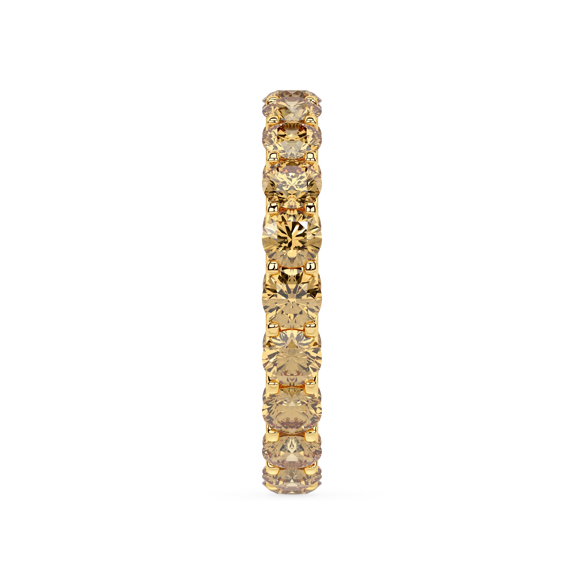 CHAMPAGNE MODERN MEMORY RING I ROUND