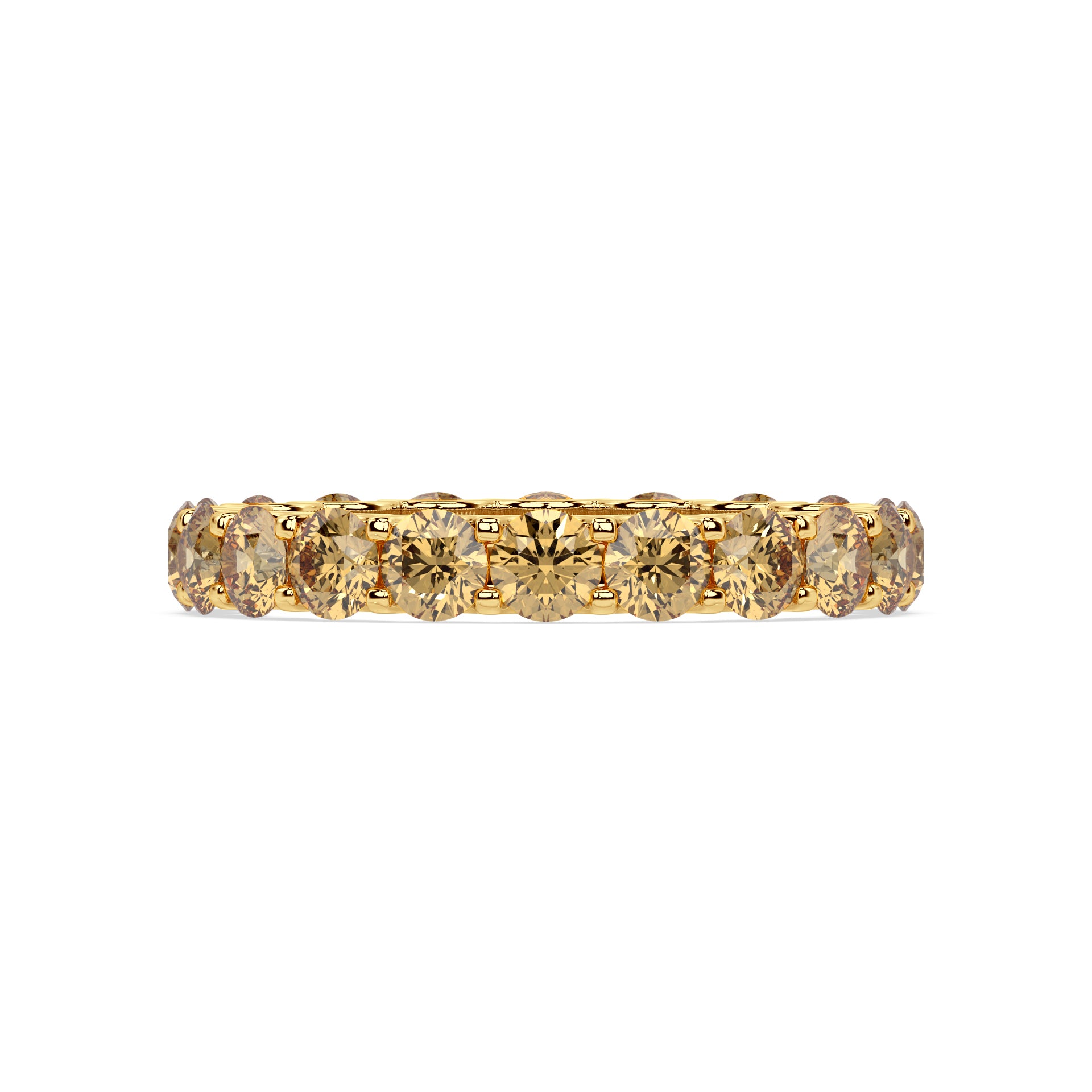 CHAMPAGNE MODERN MEMORY RING I ROUND