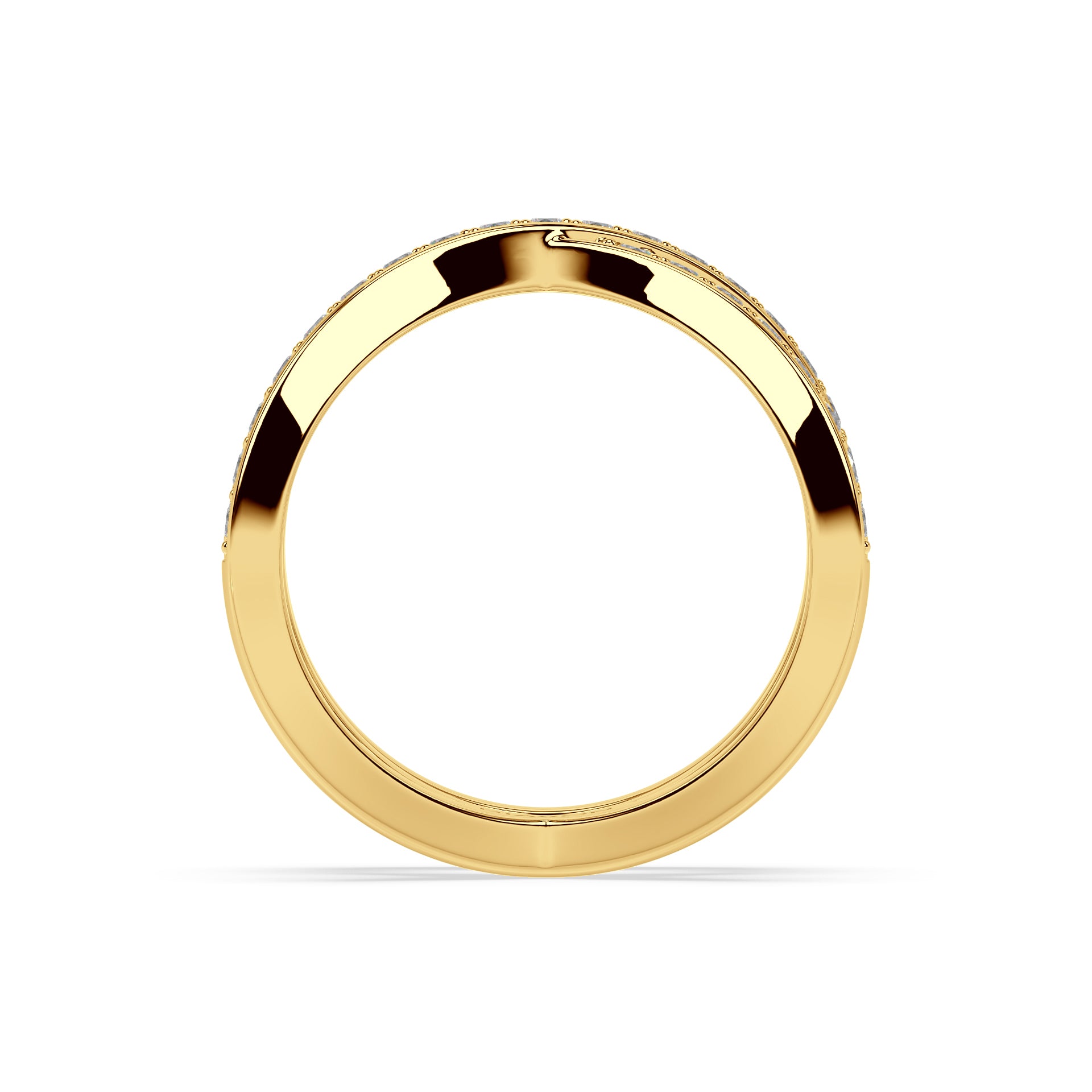 AVANT-GARD RING I PAVE