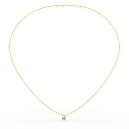 Floating Stones Necklace | Round