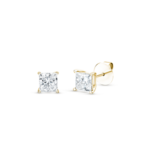 ESSENTIAL SOLITAIRE earrings | Princess