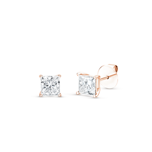 ESSENTIAL SOLITAIRE earrings | Princess