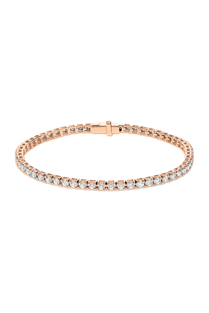 SIGNATURE Tennisarmband | Round Brilliant