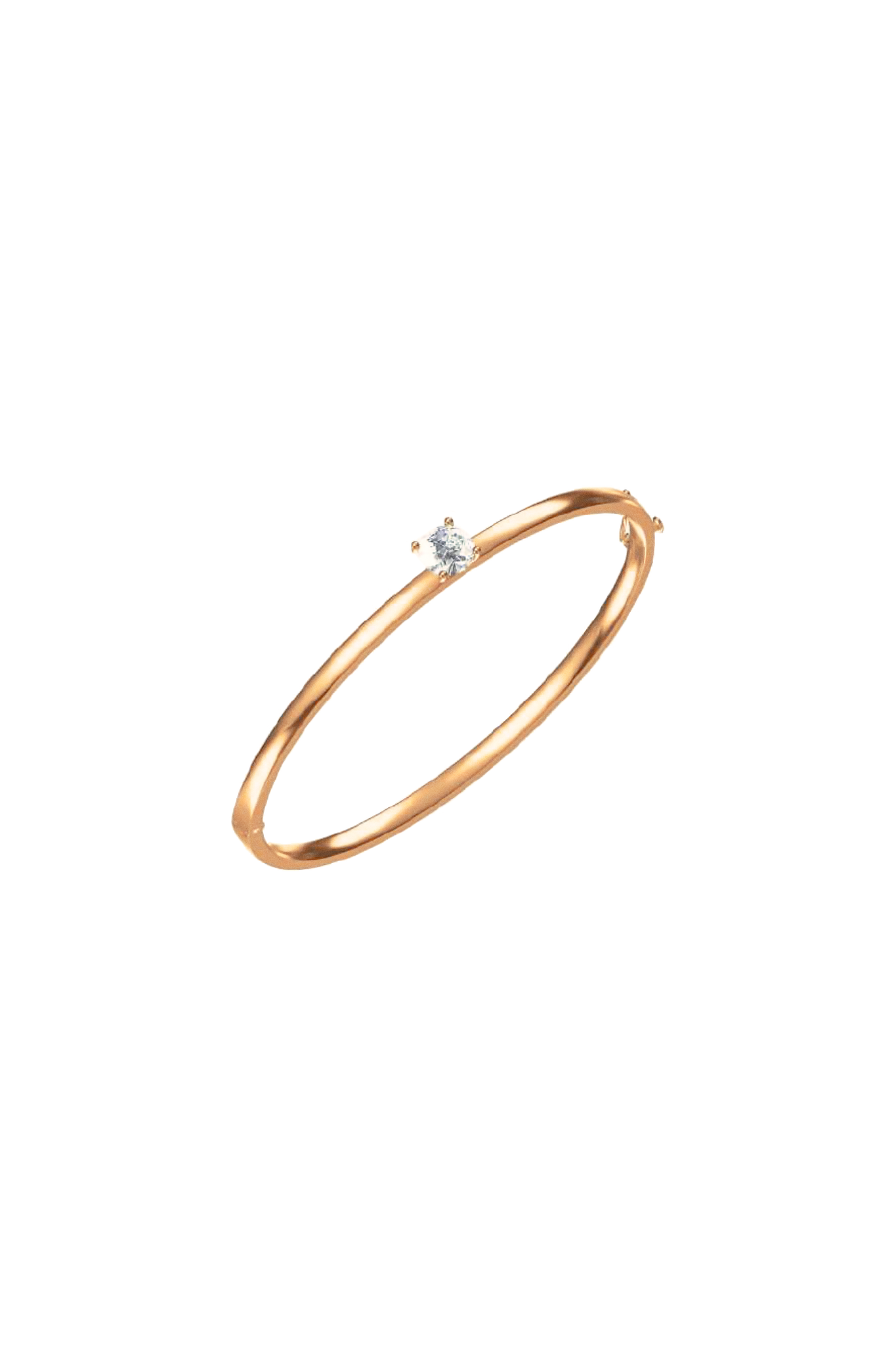 SIGNATURE SOLITAIRE Bangle | Round Brilliant