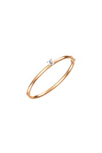 SIGNATURE SOLITAIRE Bangle | Round Brilliant