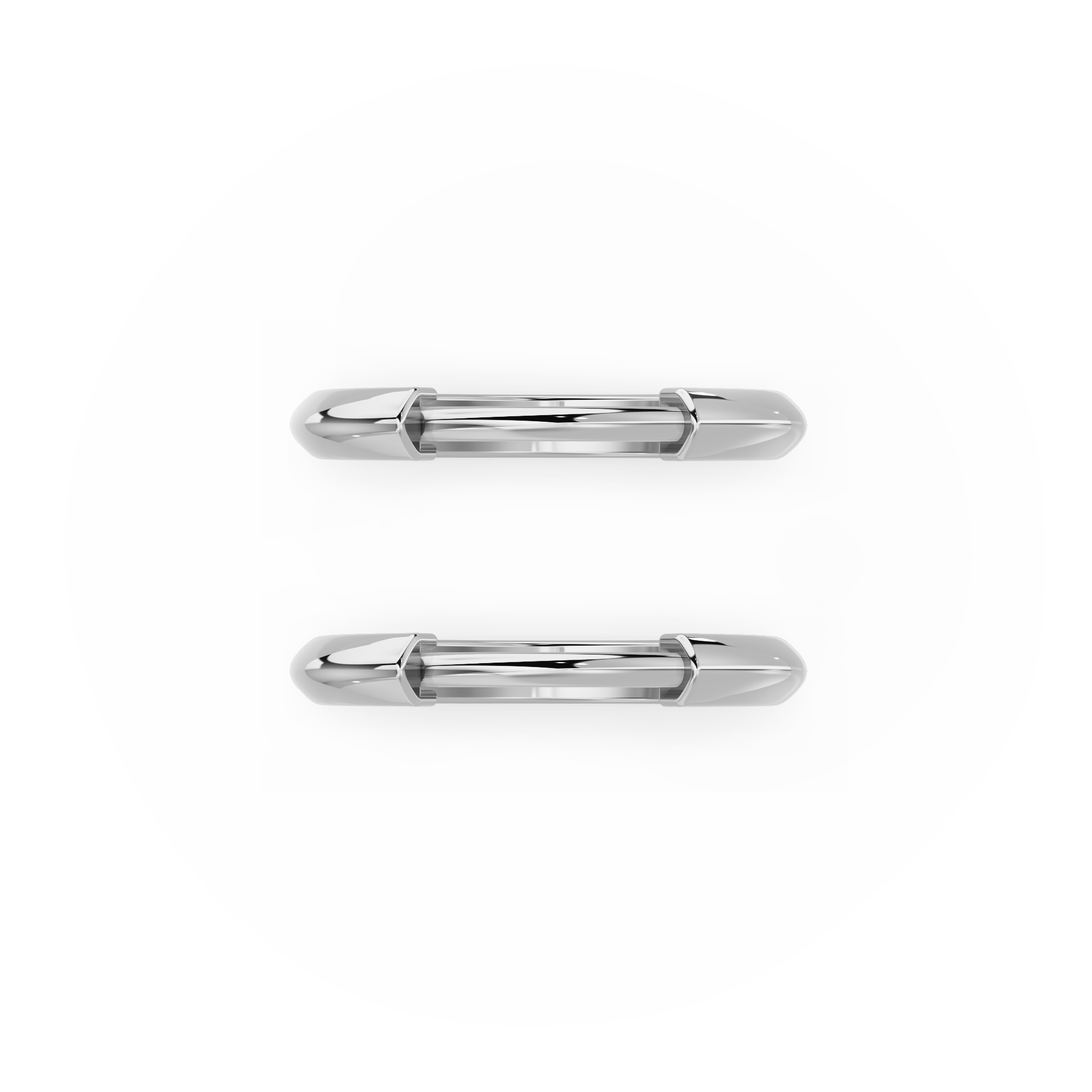 Floating Hoop Earrings