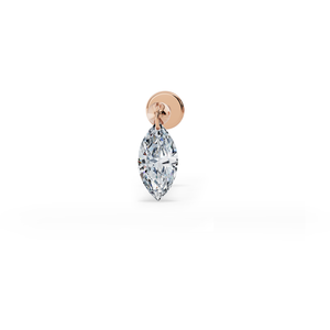 Floating Piercing Stud I Marquise