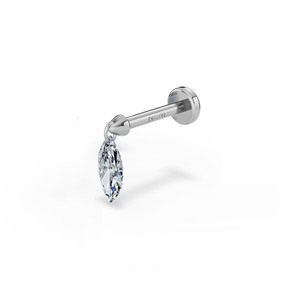 Floating Piercing Stud I Marquise