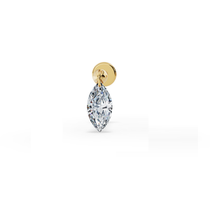 Floating Piercing Stud I Marquise