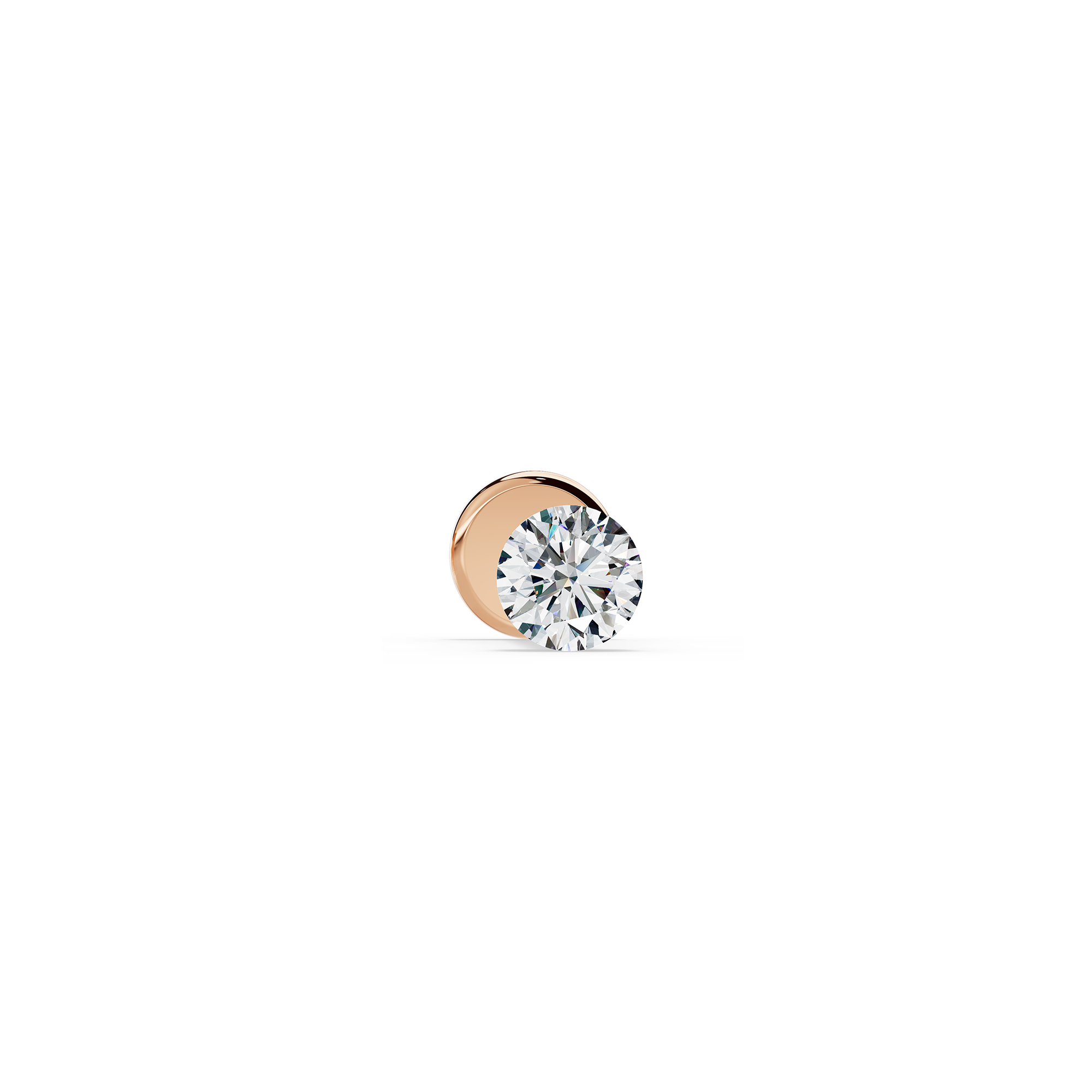 Floating Piercing I Round Brilliant