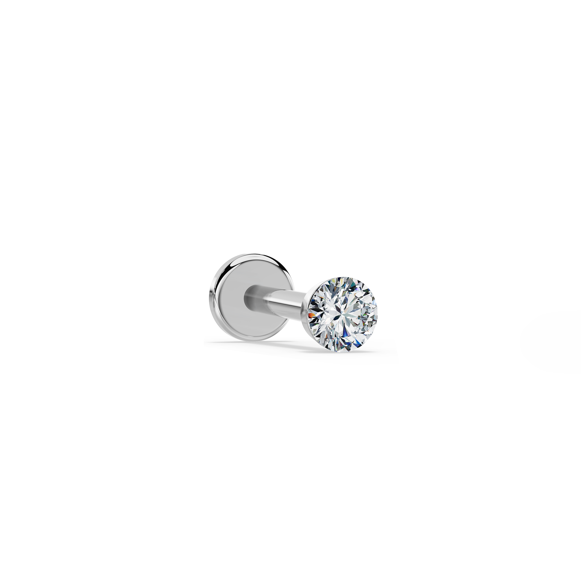 Floating Piercing I Round Brilliant