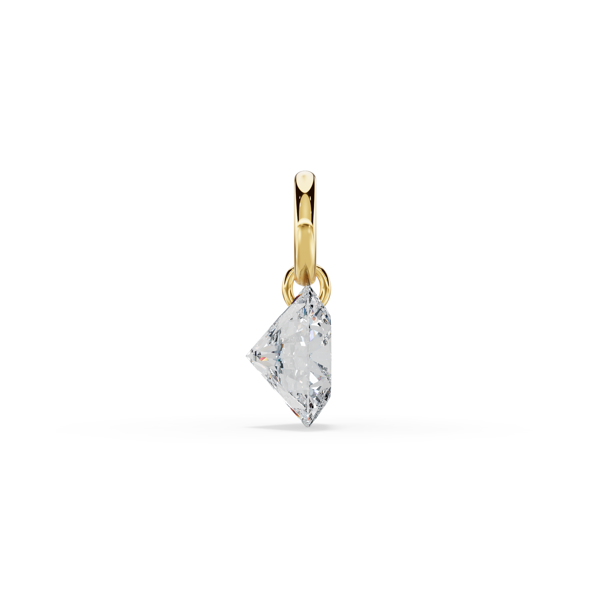 Floating Pendant I Round Brilliant