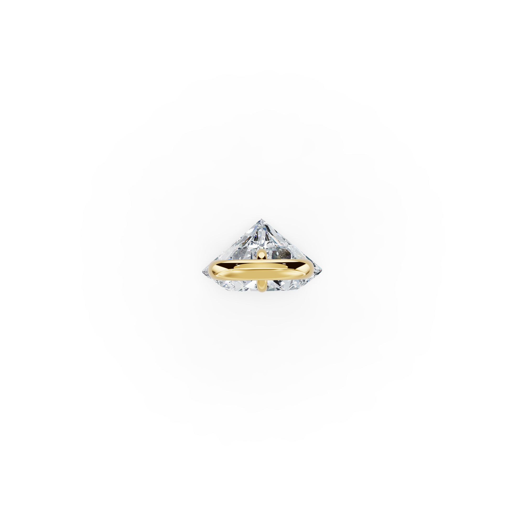 Floating Pendant I Round Brilliant