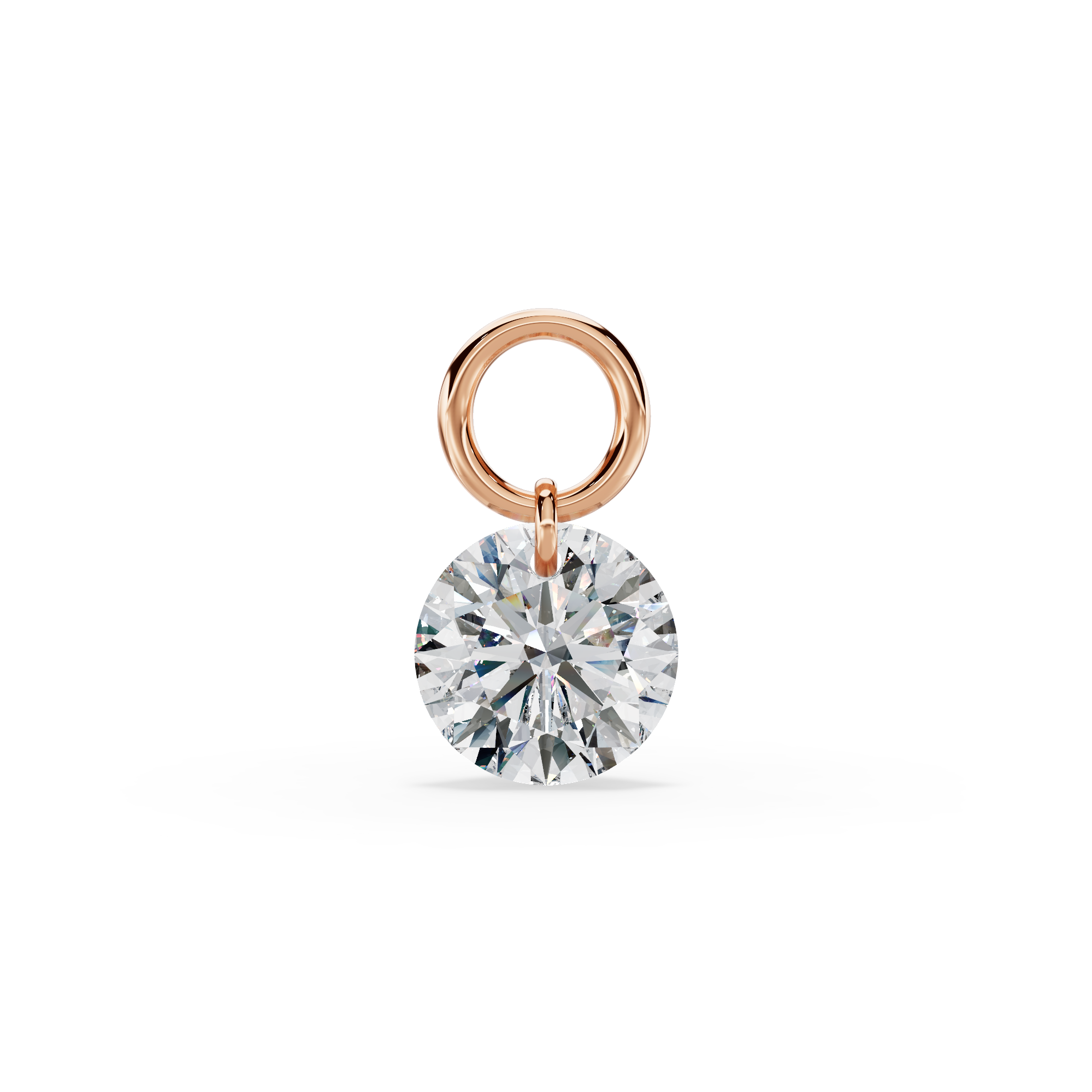Floating Pendant I Round Brilliant
