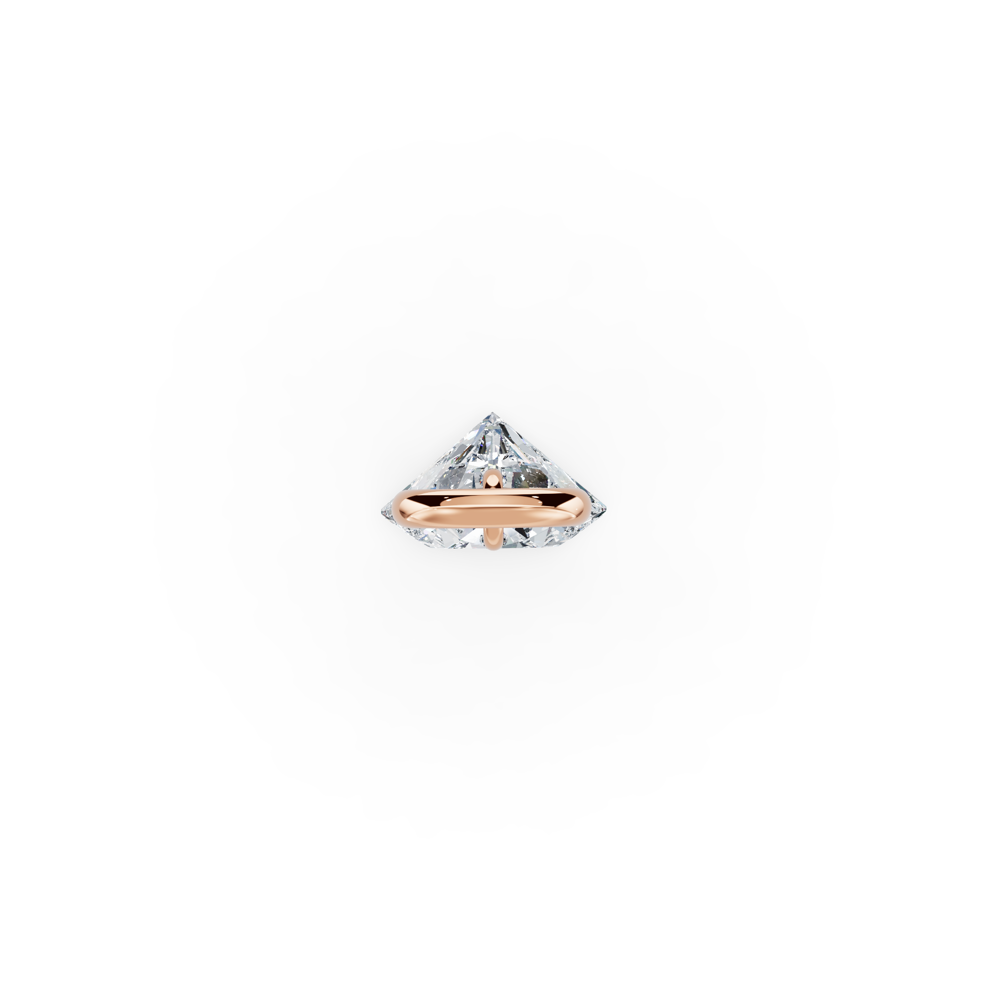 Floating Pendant I Round Brilliant