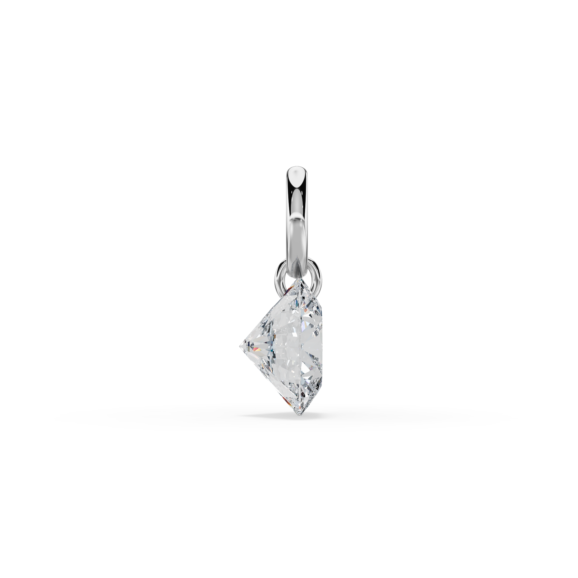 Floating Pendant I Round Brilliant