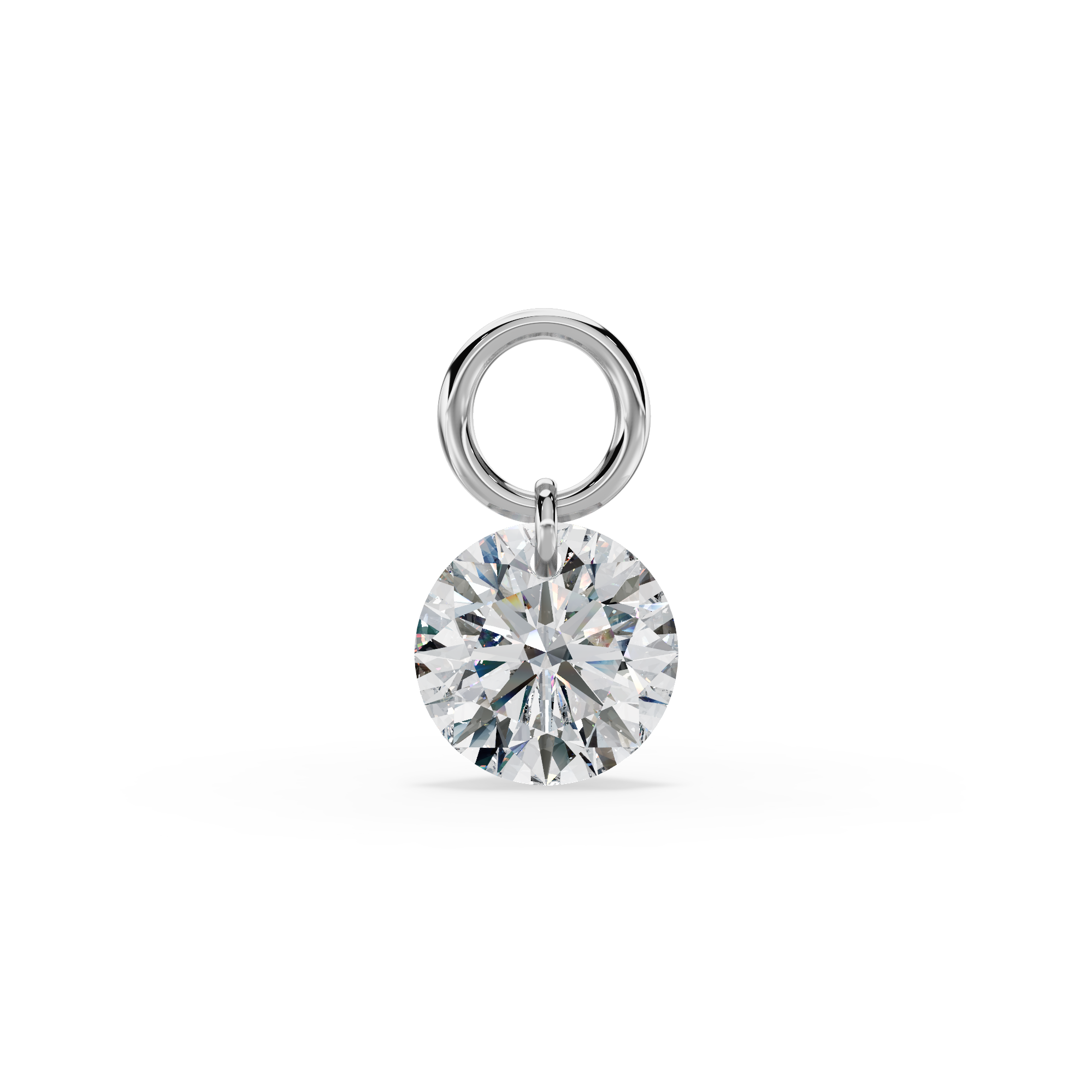 Floating Pendant I Round Brilliant