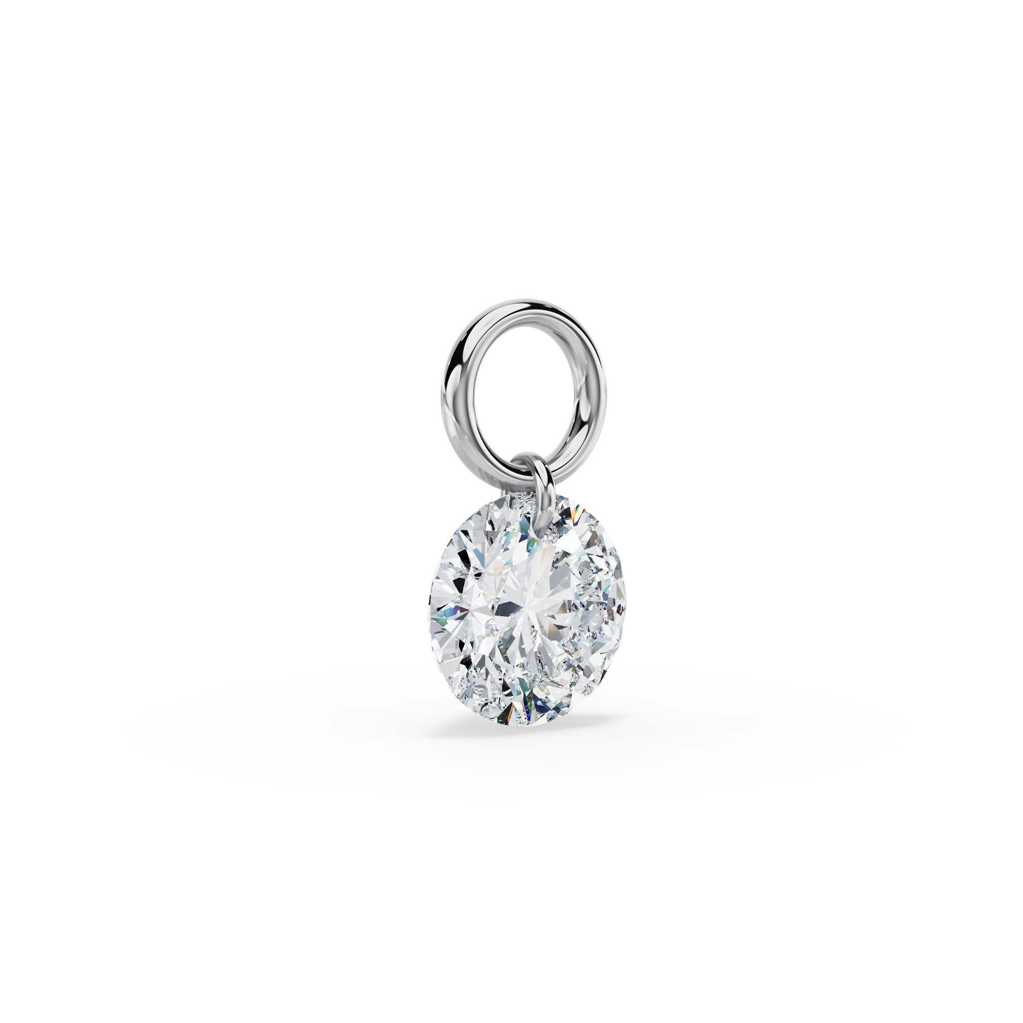 Floating Pendant I Round Brilliant