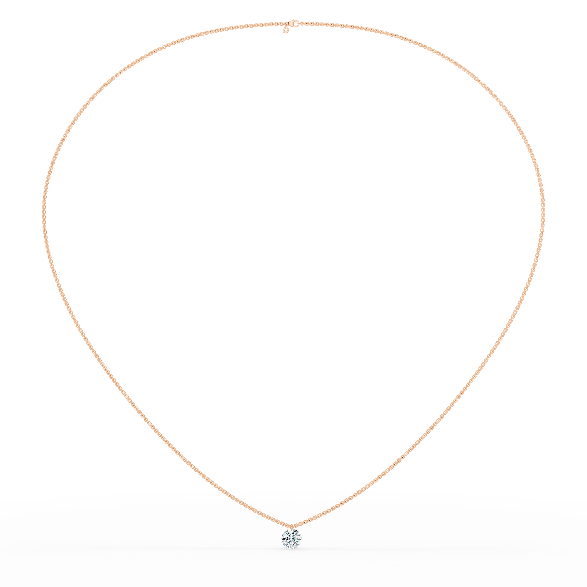 Floating Stones Necklace | Round