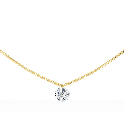 Floating Stones Necklace | Round