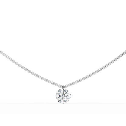 Floating Stones Necklace | Round