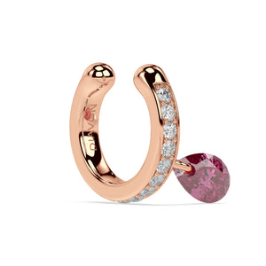 Floating Pavé Hoop Earrings
