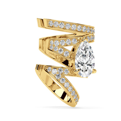 ICONIC AVANT-GARD CUFF I PEAR