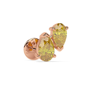 Floating Pavé Hoop Earrings