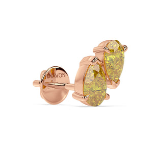 Floating Pavé Hoop Earrings