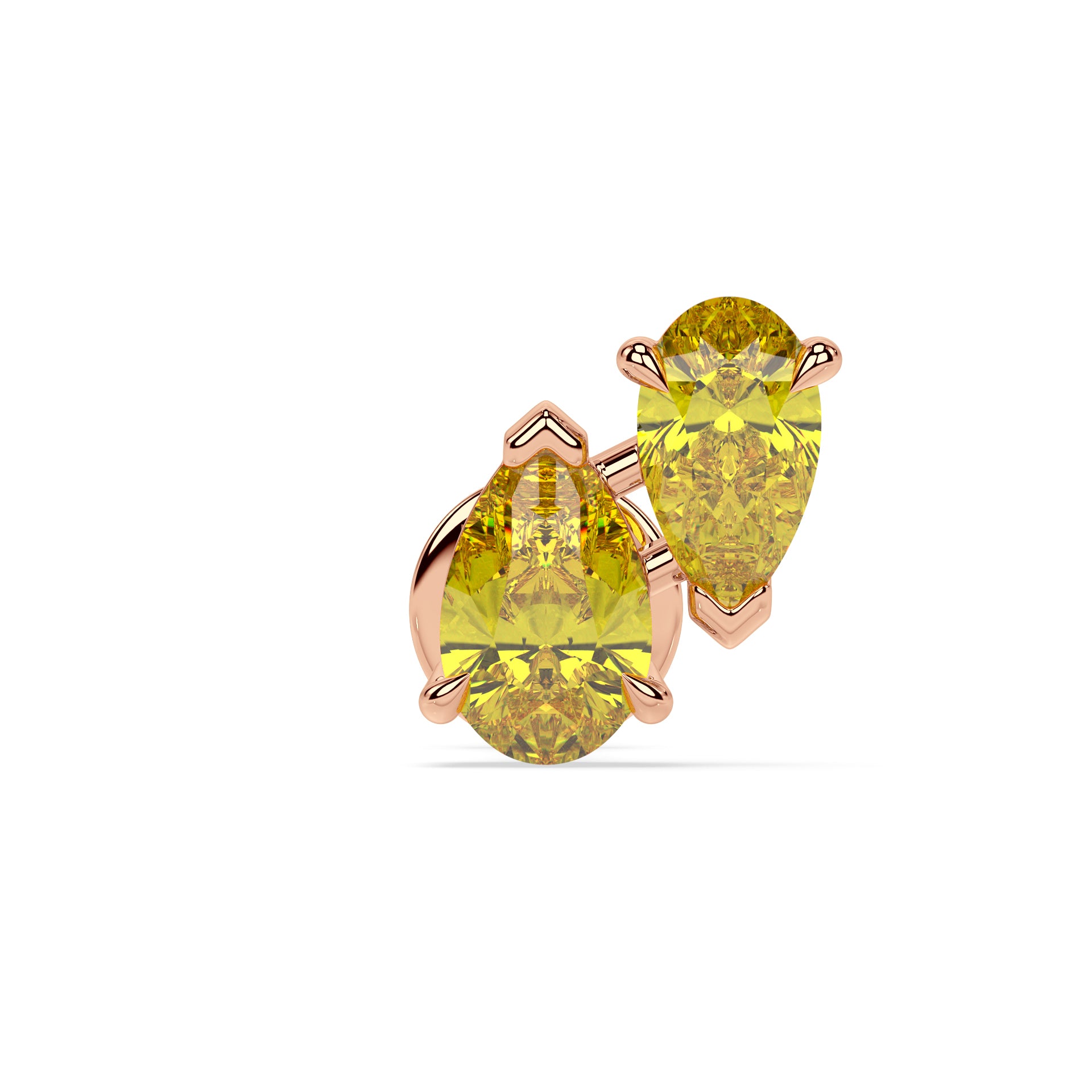 Floating Pavé Hoop Earrings