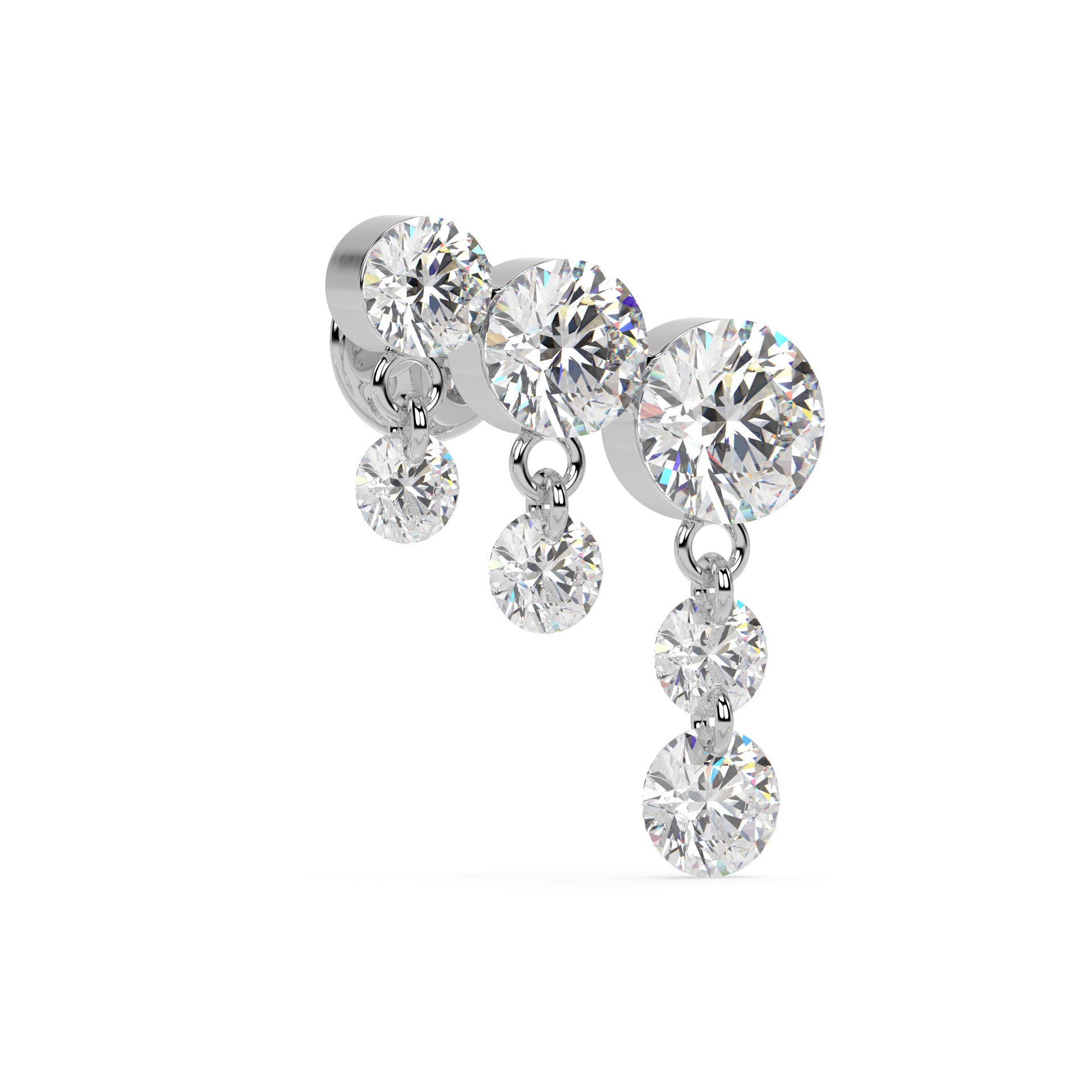 FLOATING STONES SINGLE EARCLIMBER