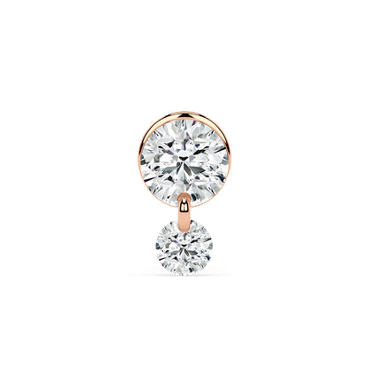 FLOATING STONES SINGLE EARSTUD