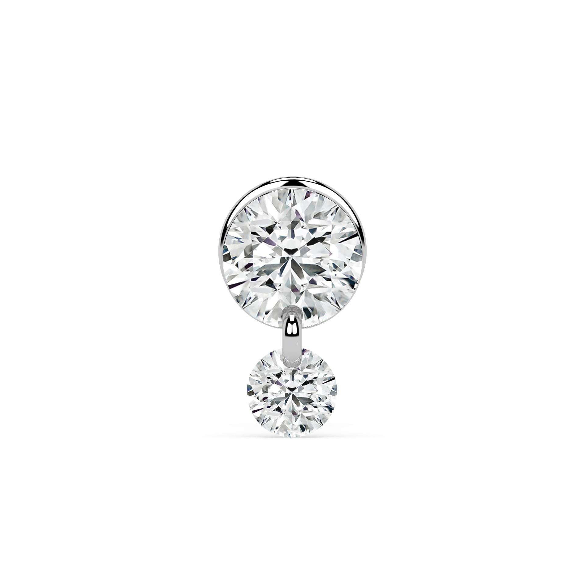 FLOATING STONES SINGLE EARSTUD