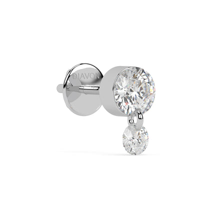 FLOATING STONES SINGLE EARSTUD