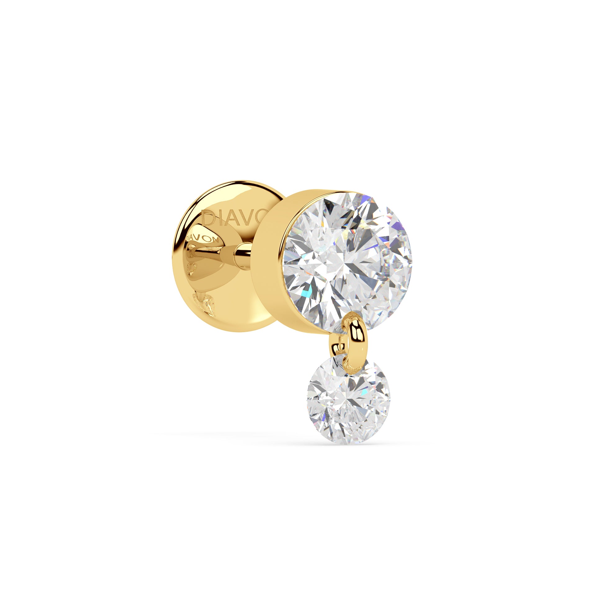 FLOATING STONES SINGLE EARSTUD